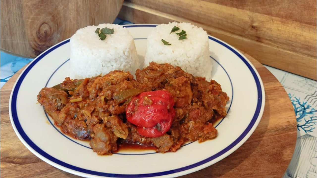 Sauce magangni ( confit d'aubergines à la poudre de néré )