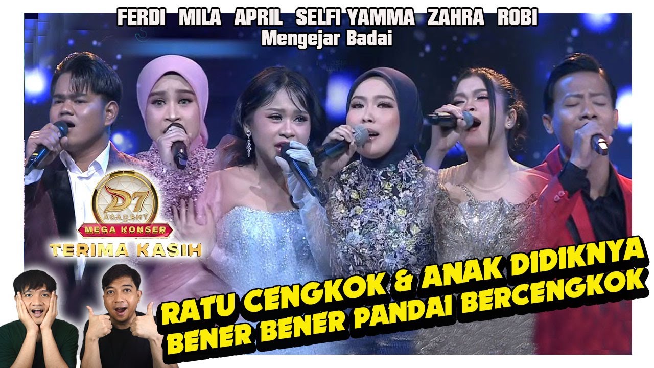 KEREN !! Selfi Yamma, April, Mila, Zahra, Ferdi, & Robi Mengejar badai dengan cengkok andalan mereka
