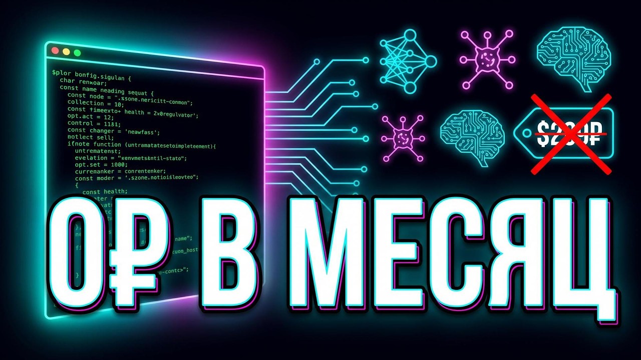ТОПОВЫЕ НЕЙРОСЕТИ БЕСПЛАТНО &mdash; ОДИН API КЛЮЧ, БЕЗ КАРТЫ