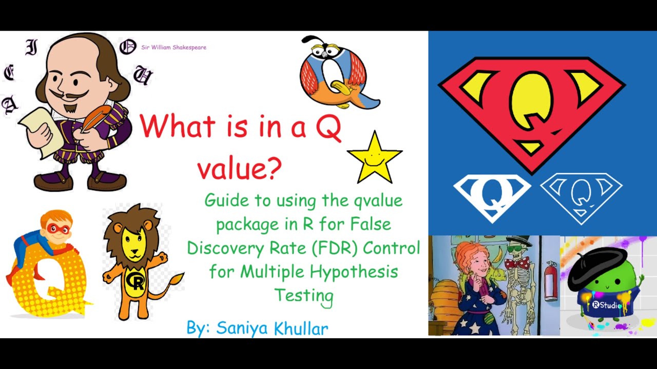 What's in a q-value? Introduction to the qvalue package in R-Studio for Multiple Testing Correction