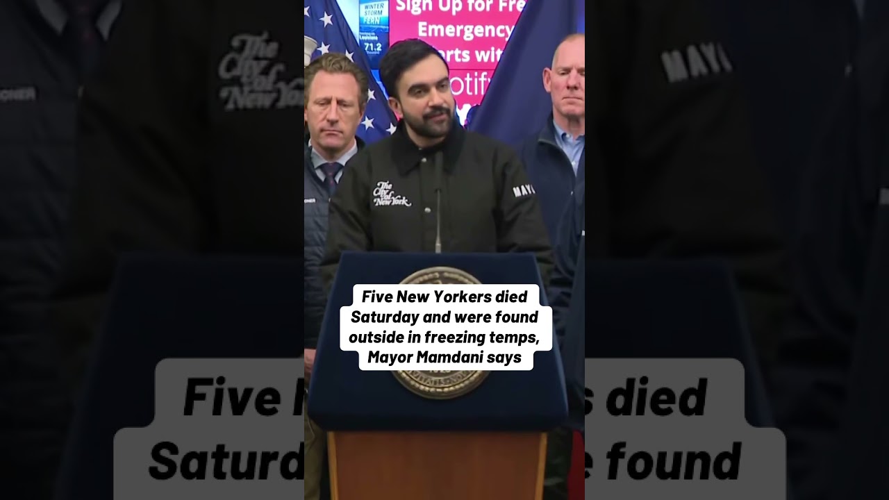 Five New Yorkers found dead outside in freezing temperatures