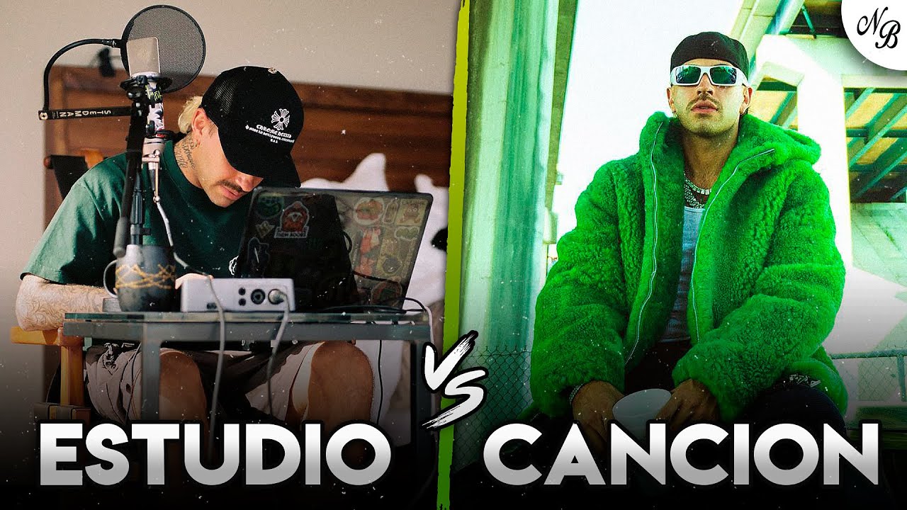 REGUETONEROS GRABANDO EN EL ESTUDIO vs LA CANCION TERMINADA #4