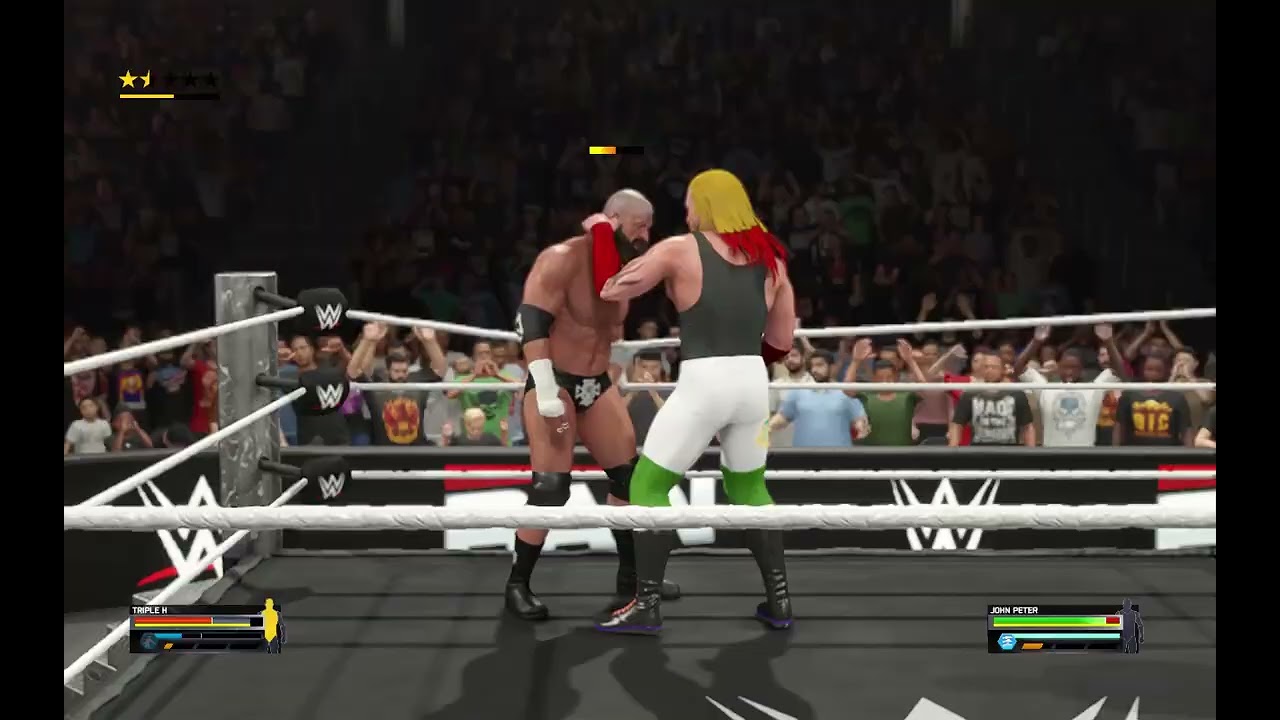 Raw 2/16 Archangel John Peter vs HHH 