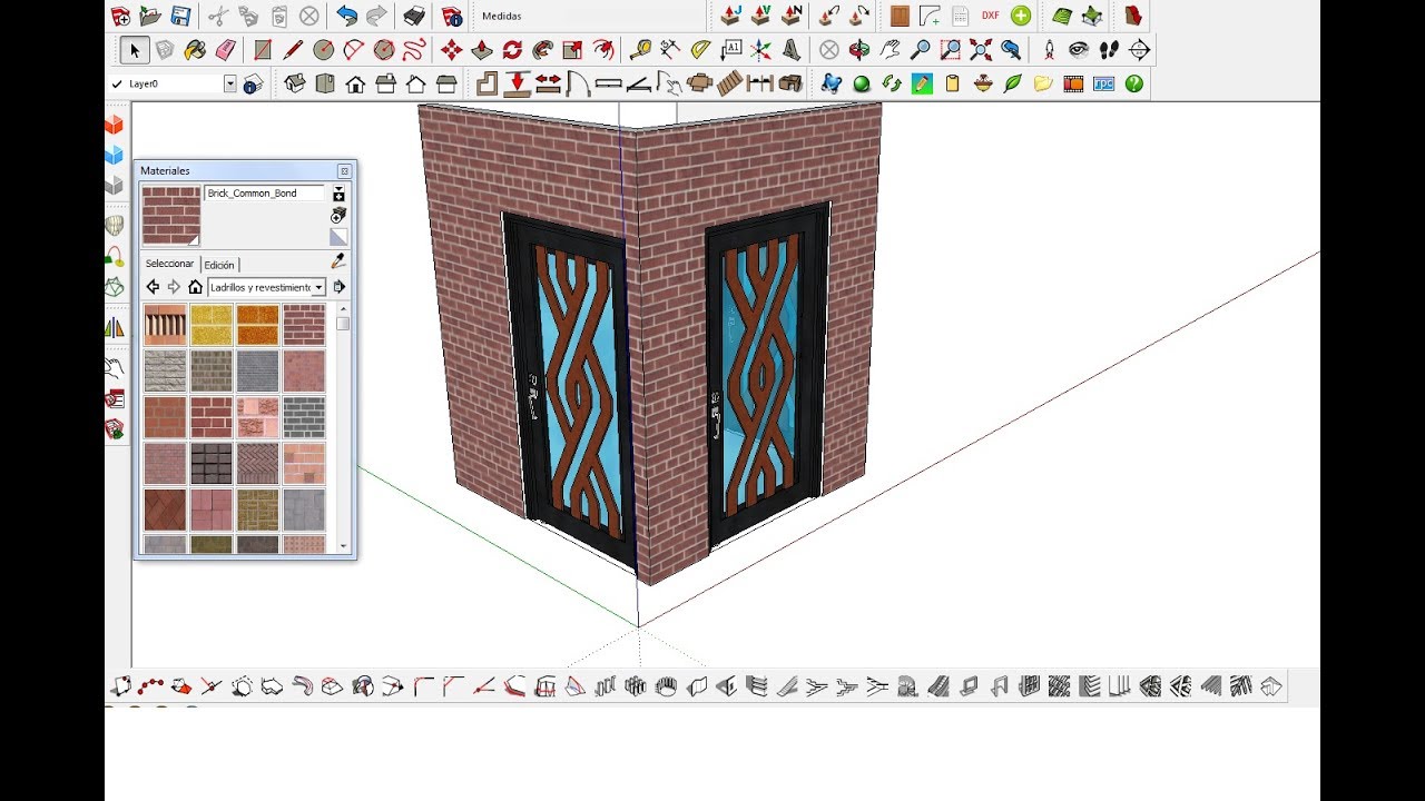 Tutorial Recurso componente Puerta Fachada para elegir en Plugin Dibac