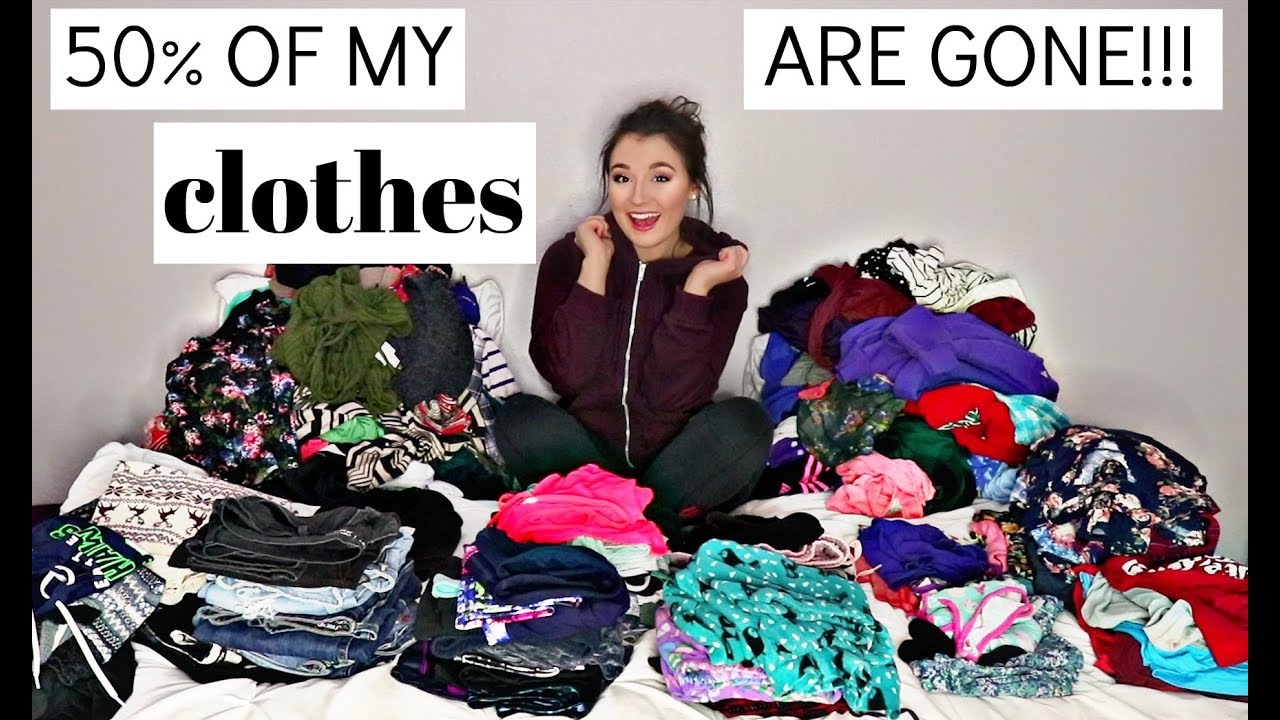 Organize with Me! ♡ Kon Mari Method Closet Clean-Out ♡ Kristina Hailey