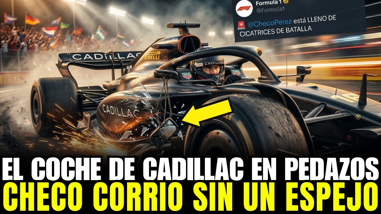 🔥 ¡HISTÓRICO! Lo que NO VISTE de CHECO PÉREZ en AUSTRALIA manejando el CADILLAC con el ESPEJO ROTO