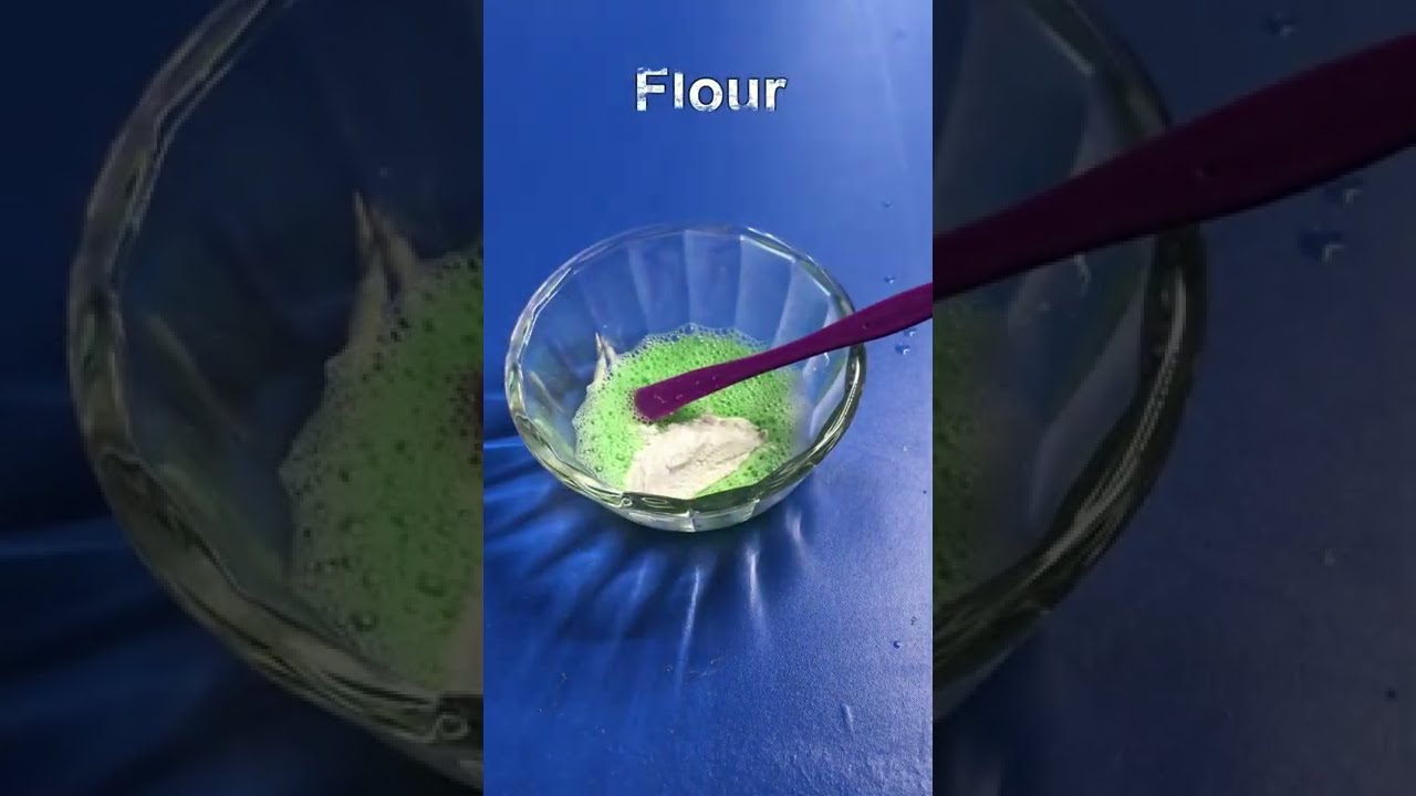 Toothpaste And Flour Slime #Shorts