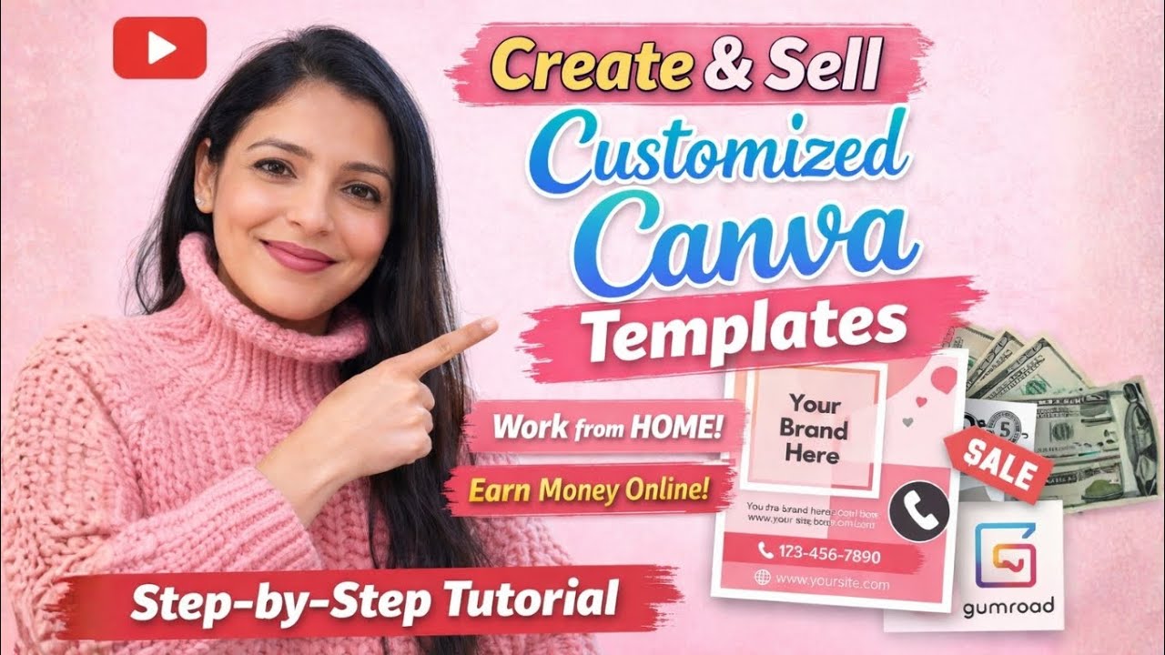  Create & Sell Customized Templates Online | Canva Tutorial for Beginners 