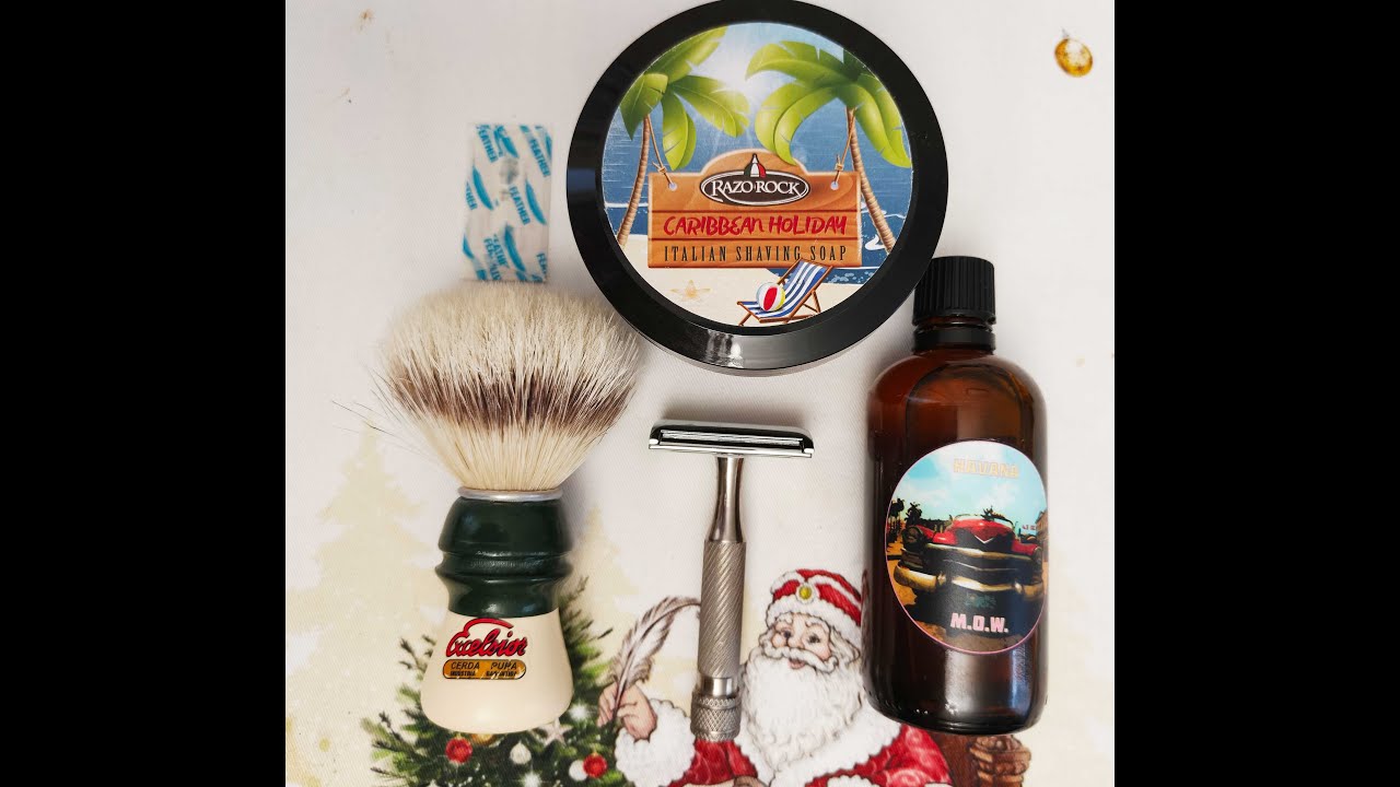 Зефирный забрив с Yaqi Zephyr-Feather-Razorock-MOW-Semogue