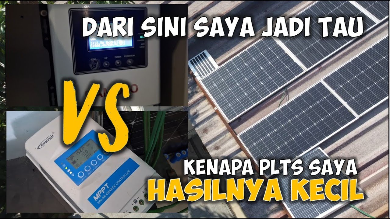 Ujicoba PLTS Panel Surya 800wp di SCC Samoto vs Epever