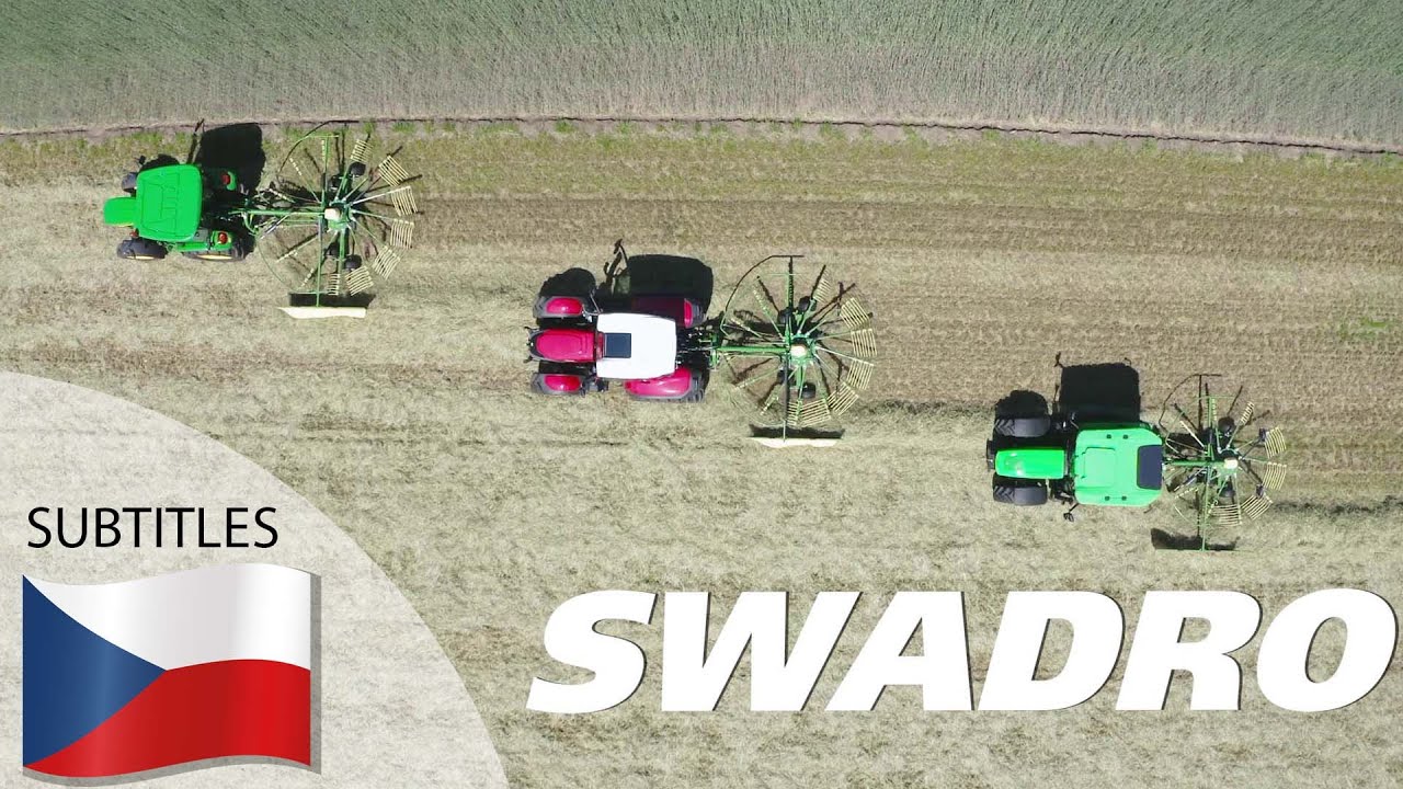KRONE Swadro Jednorotorový shrnovač – Nový vzhled, ještě více komfortu a výkonu