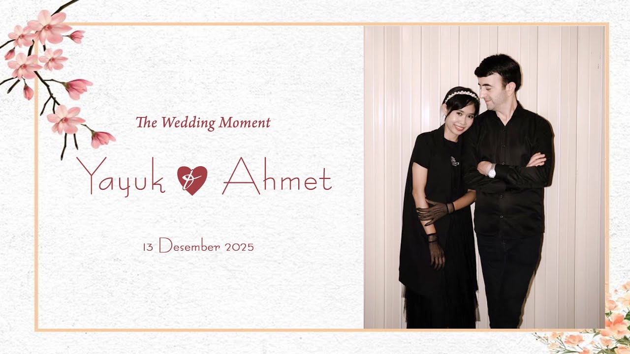 LIVE WEDDING MOMENT ( YAYUK & AHMET)
