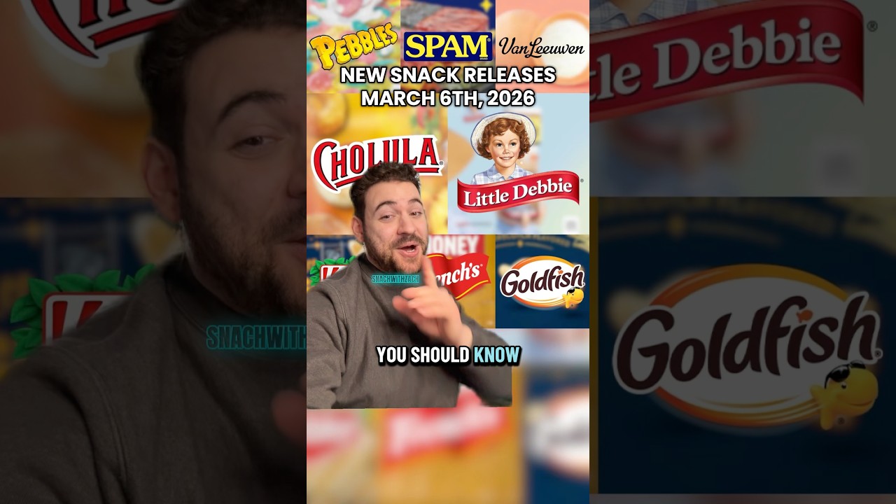 New snack releases for early March - 3.6.26 #food #snacks #eating #news