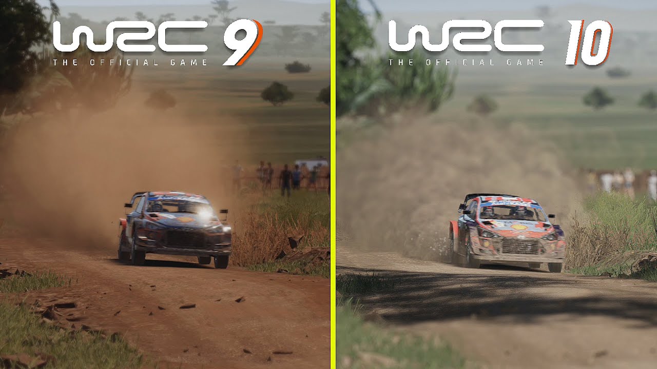 WRC 10 vs WRC 9 PS5 4K Graphics Comparison
