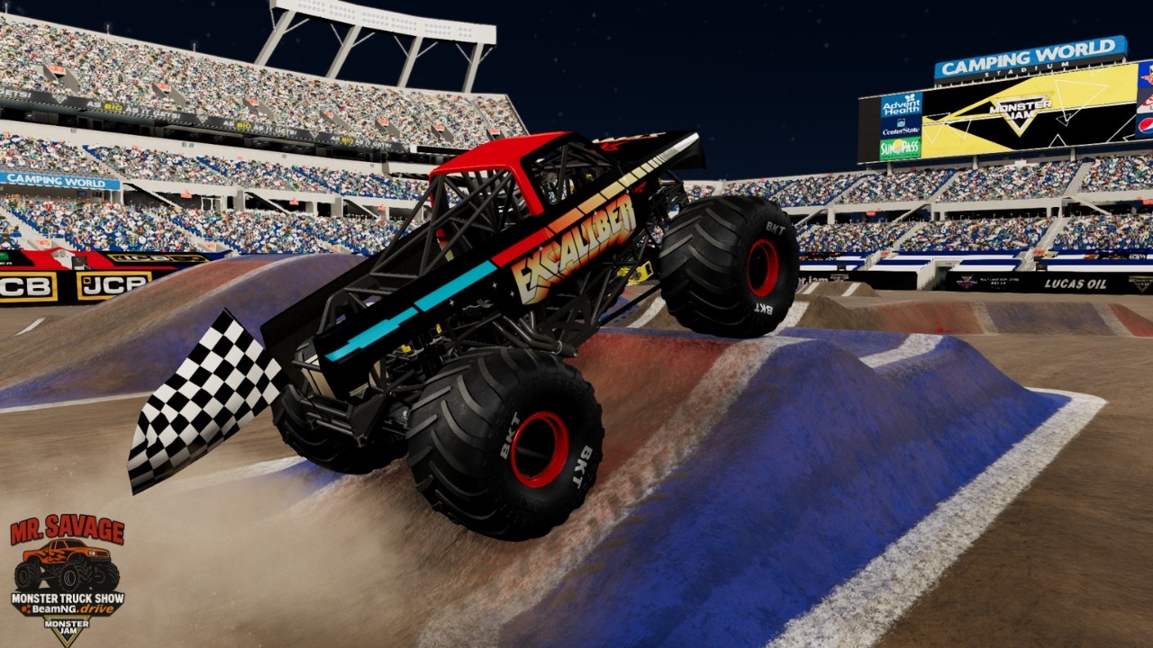 Monster Jam Orlando 2026: 12 Truck Freestyle BeamNG.Drive Monster Jam #monsterjam #monsterjamgame