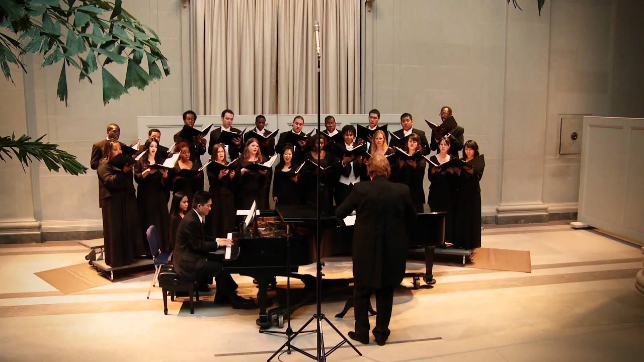 Aaron Copland's song Zion's Walls, sung by the ProMusica of Washington Adventist University