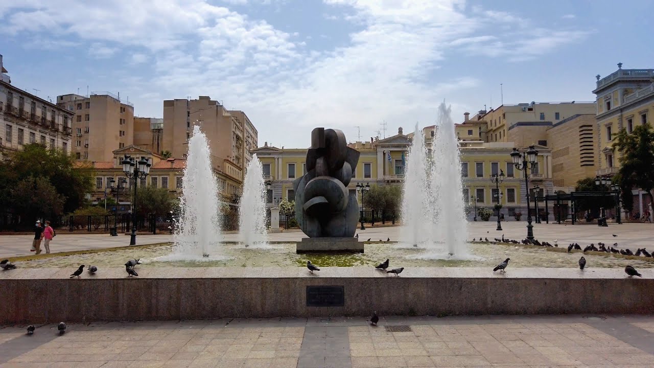 #58 Omonia to Monastiraki walk in Athens, Greece