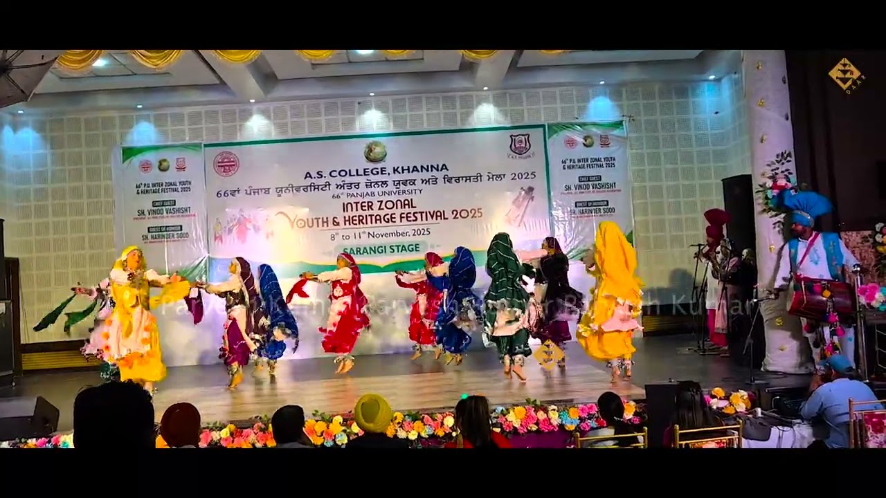 Luddi Folk Dance 2025 | First Runner Up | MCM DAV College