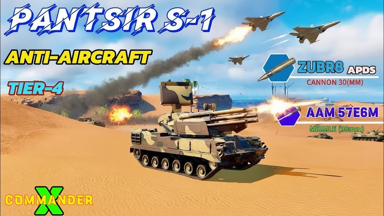 Pantsir S1 Air-Defence Gameplay | MWT tank battles 