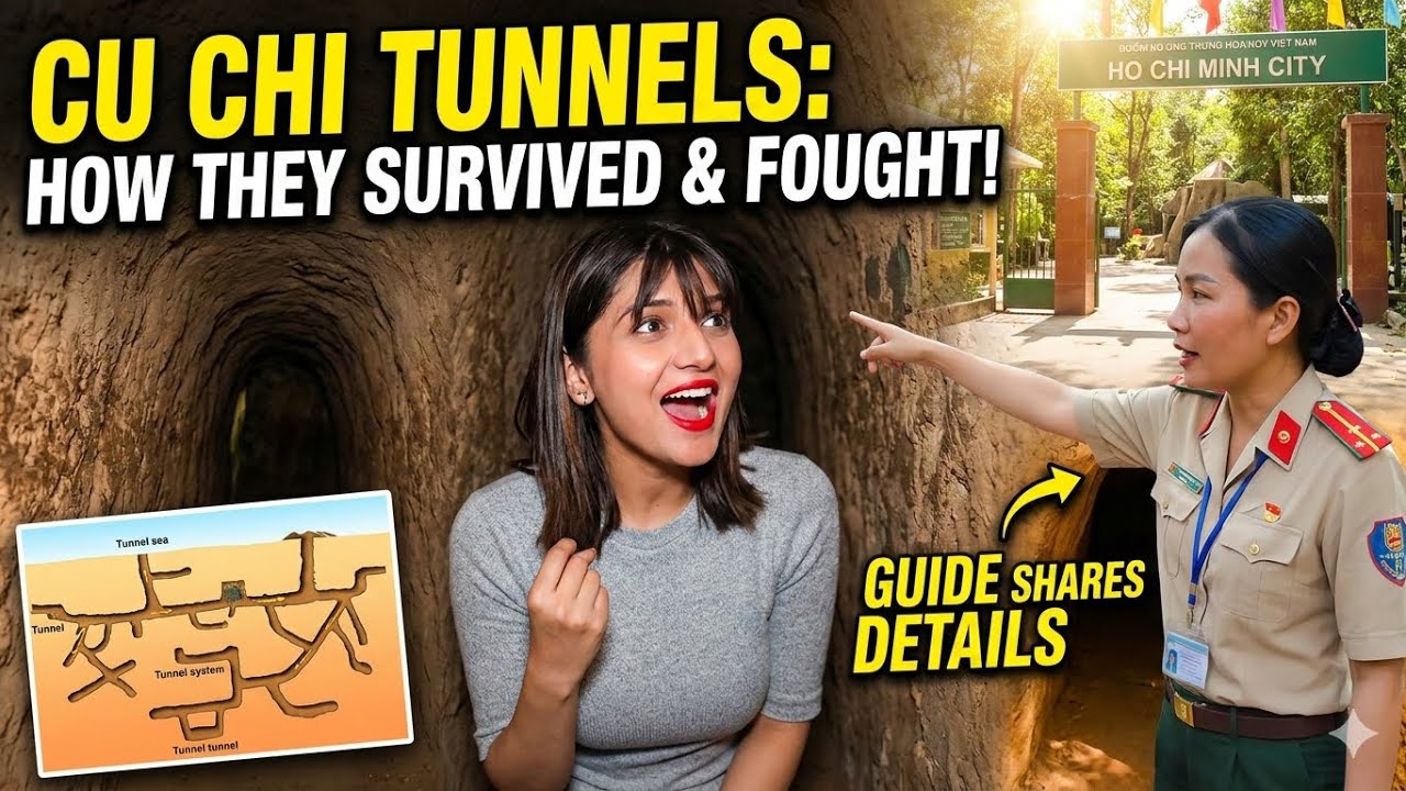 Cu Chi Tunnels Vietnam | Exploring the Underground War Stories | Travel Guide 2026 @dhruvrathee