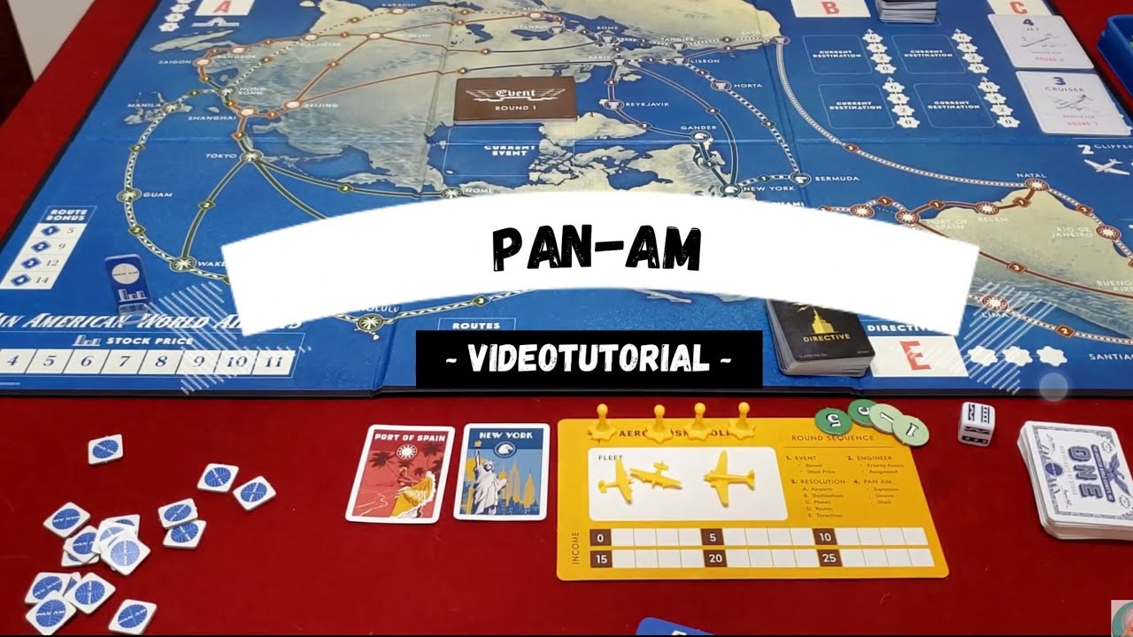 ⁣Tutorial: juego de mesa PAN AMᴴᴰ