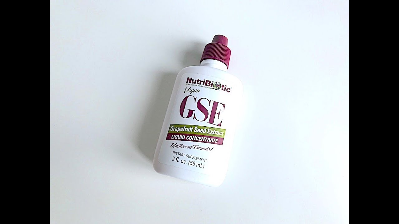 NutriBiotic, GSE Concentrate, Grapefruit Seed Extract (Экстракт косточек грейпфрута) - Видео Обзор