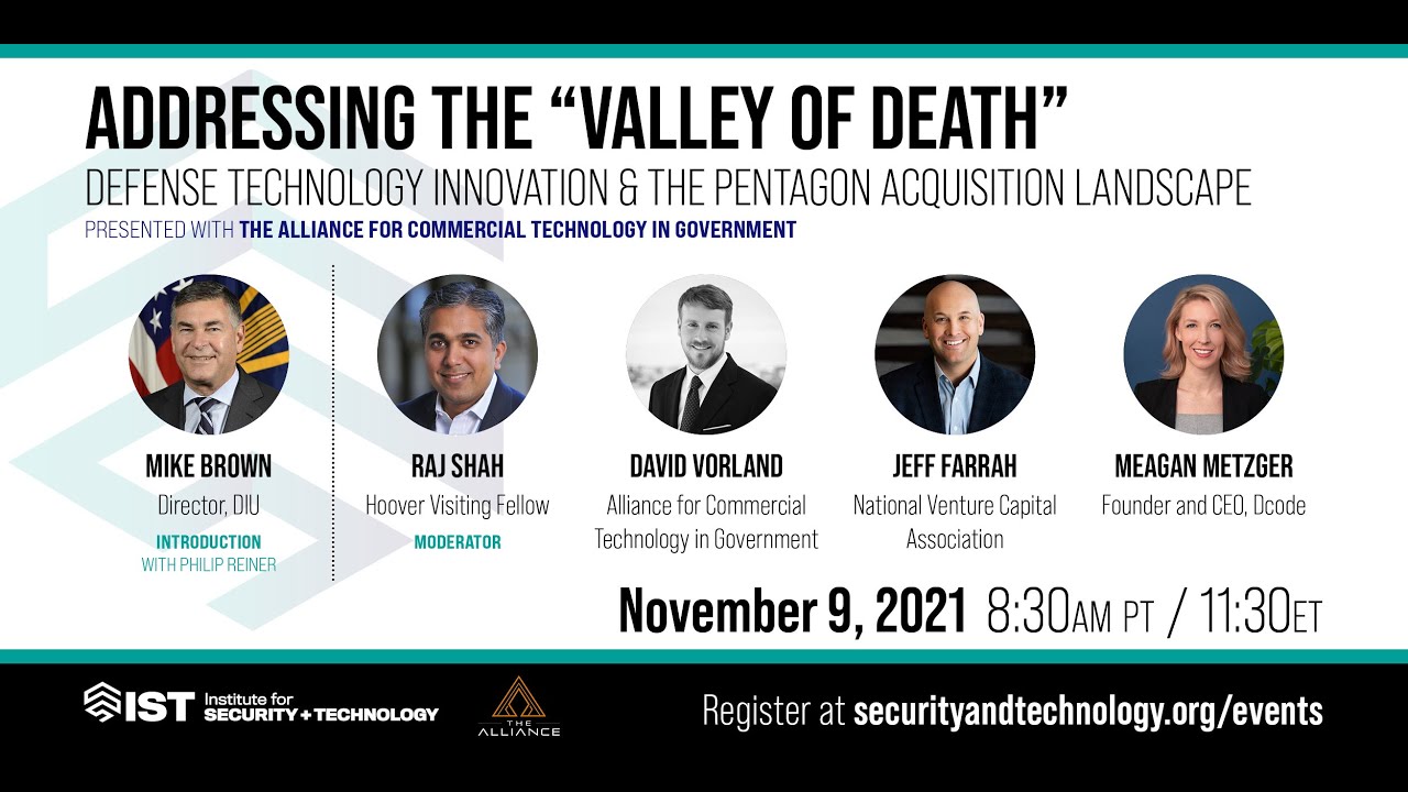 Addressing the &ldquo;Valley of Death&rdquo;: Defense Technology Innovation & The Pentagon Acquisition Landscape
