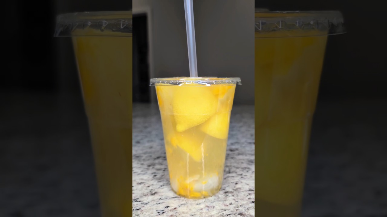 Lychee Mango Lemonade #lemonade #mango #lychee #howto #drink