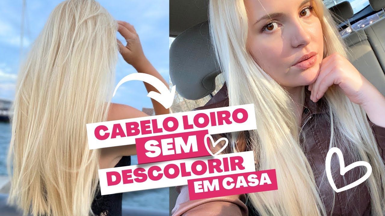 CABELO LOIRO EM CASA - Como pintar o cabelo de loiro sem descolorir ?