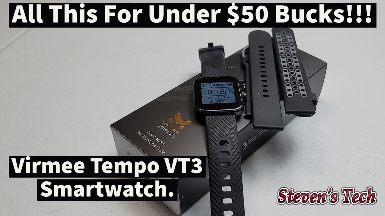 A cheap Smartwatch with all the features of a expensive one! (Virmee Tempo VT3)