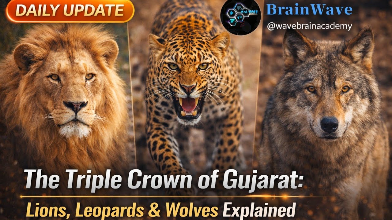 The Triple Crown of Gujarat: Lions, Leopards & Wolves Explained