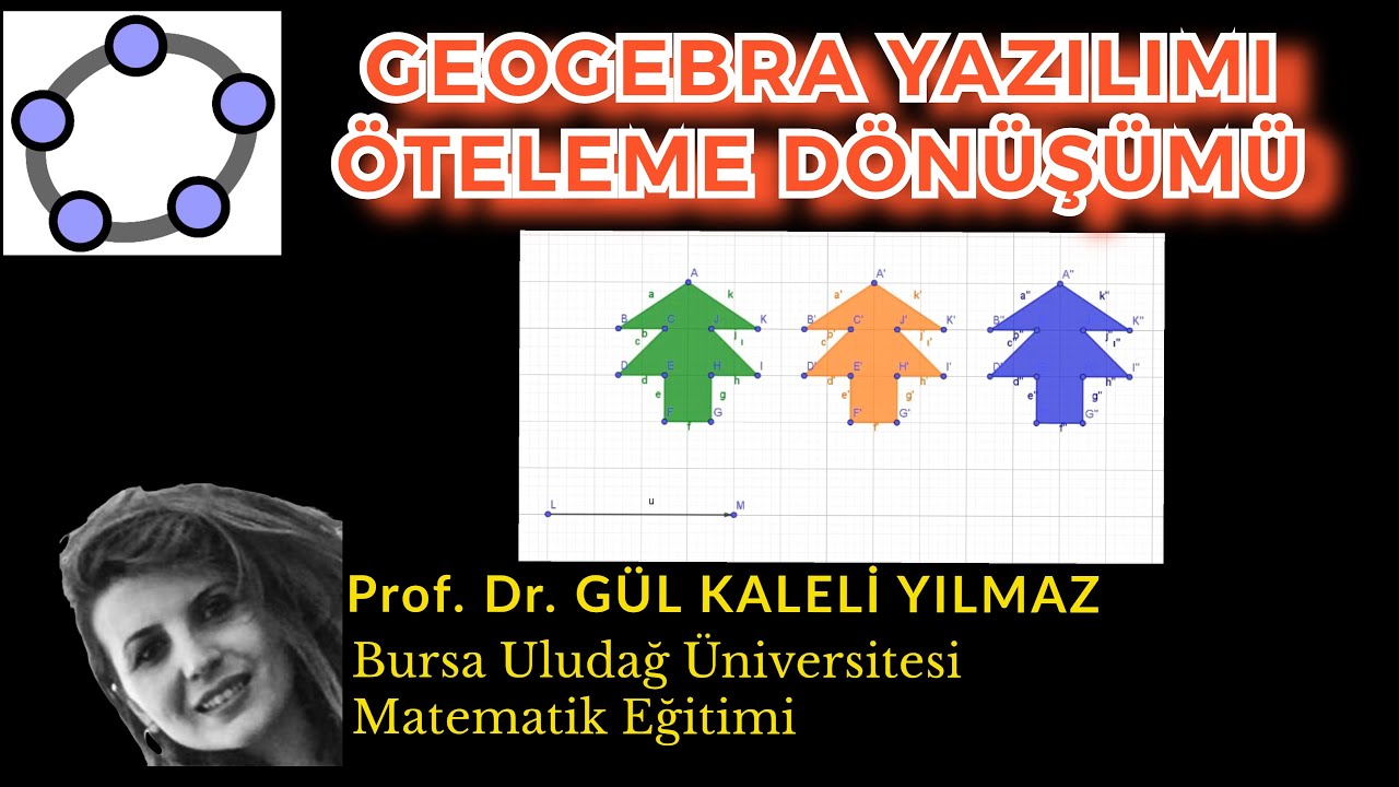 GeoGebra Yazılımı ile Öteleme Dönüşümü-Prof. Dr. Gül KALELİ YILMAZ