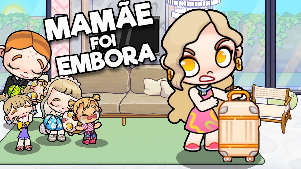 ROTINA A MAM&Atilde;E FOI EMBORA DE CASA 🧳 |  AVATAR WORLD