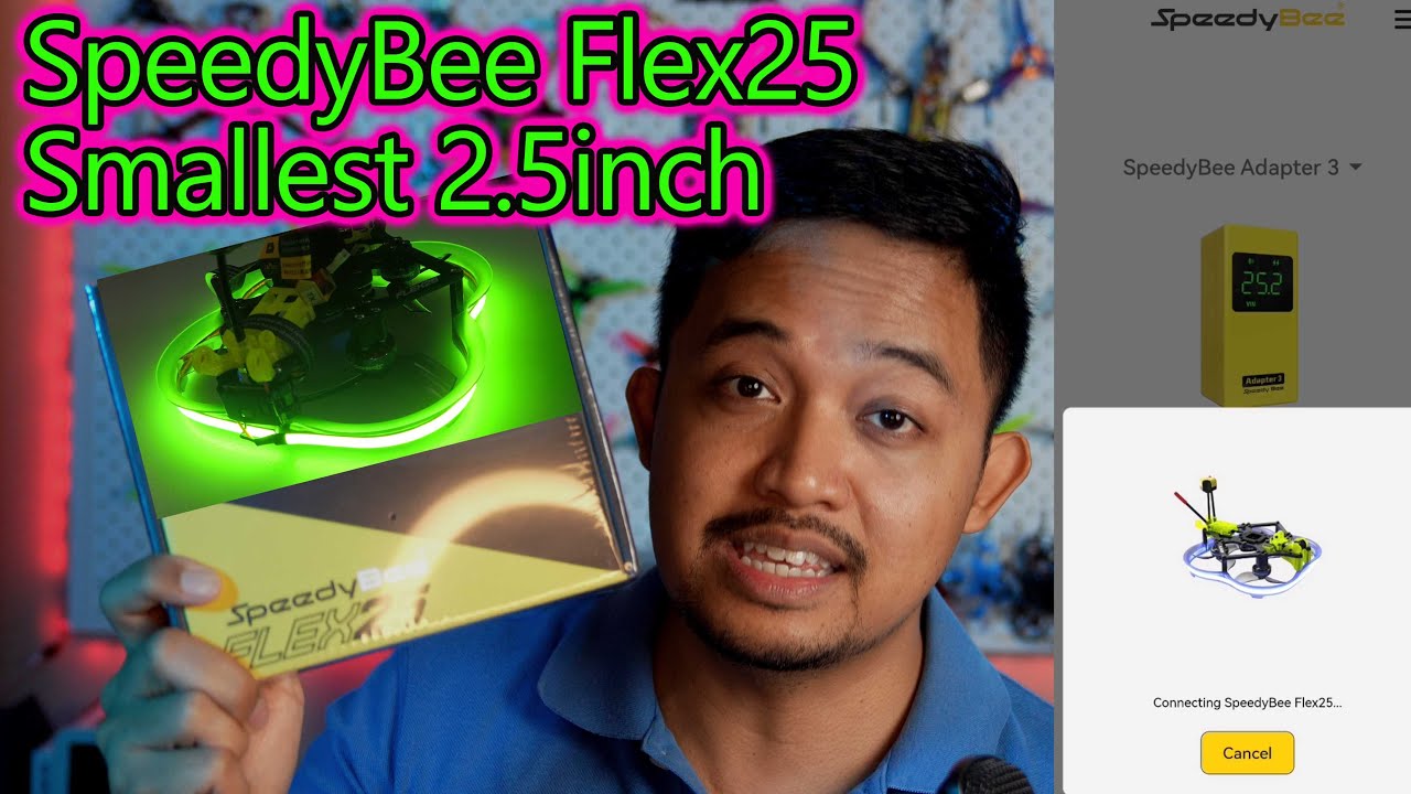 Speedybee Flex25 The Smallest 2.5inch Cinewhoop in the world!
