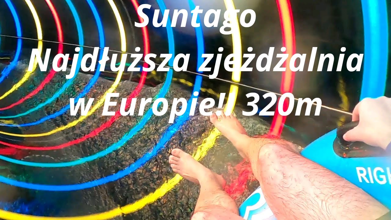 SUNTAGO, WODNY ŚWIAT,PARK OF POLAND / Najdłuższa zjeżdżalnia w Europie.