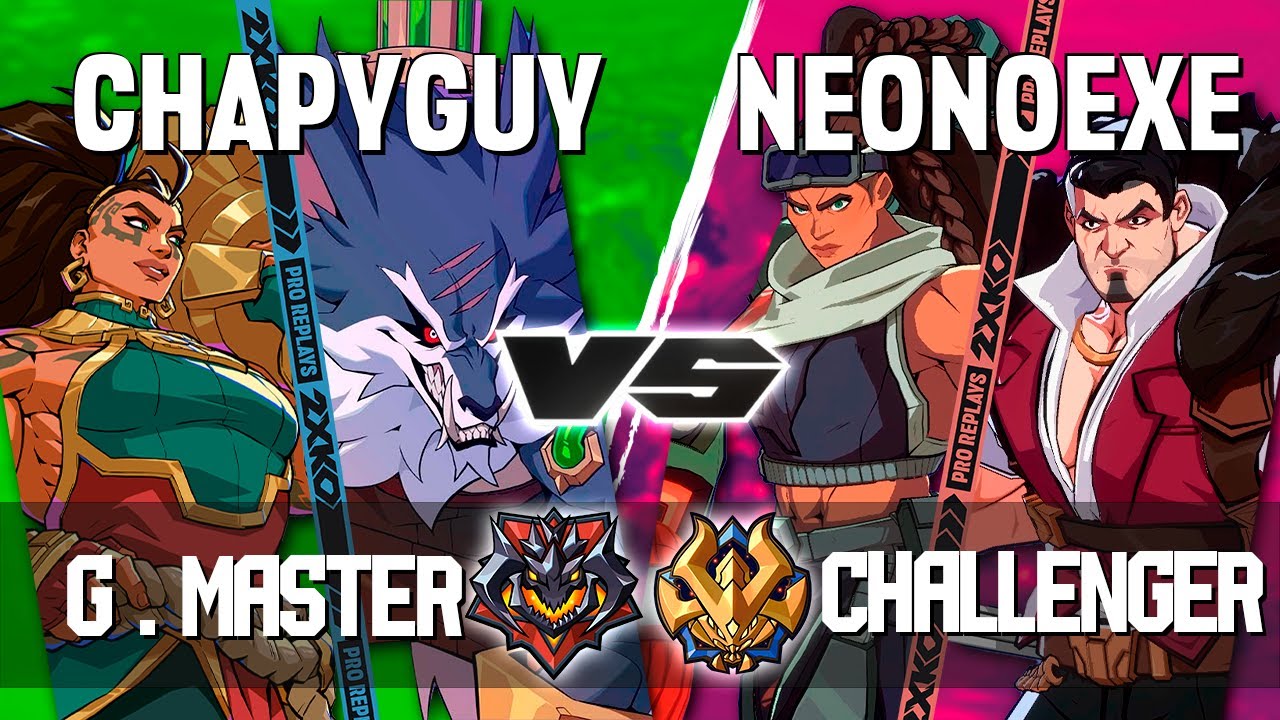 2XKO ▰ CHAPYGUY (Warwick-Illaoi) vs NEONOEXE (Illaoi-Darius) ▰ 2XKO Pro level replays