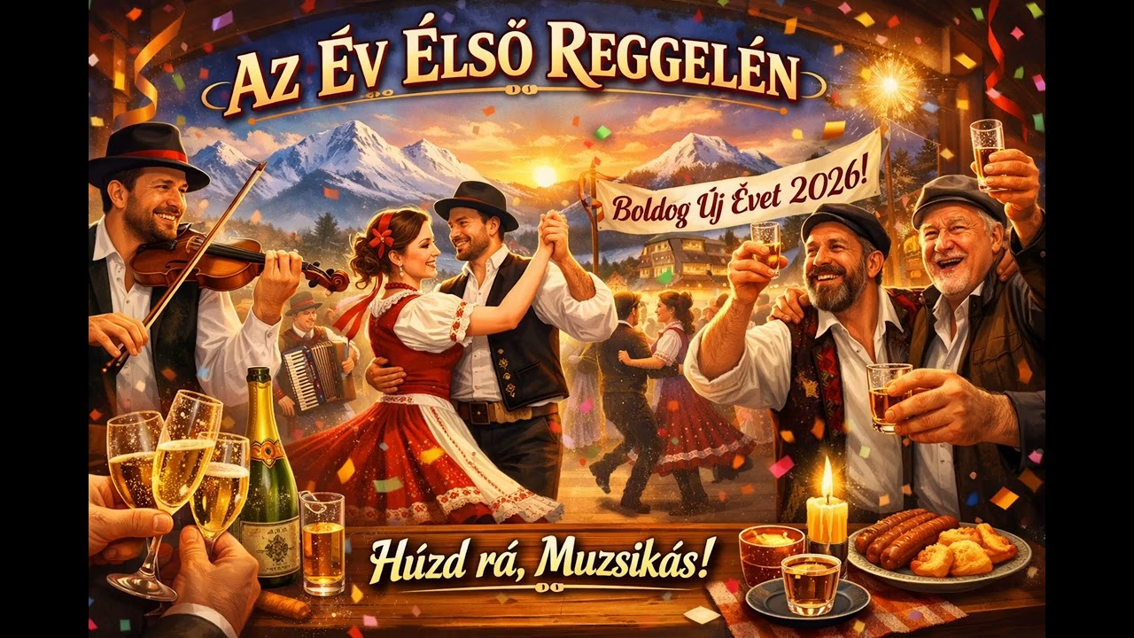 Az Év Első Reggelén – Mulatós / Újévi Csárdás 2026 | Boldog Új Évet!