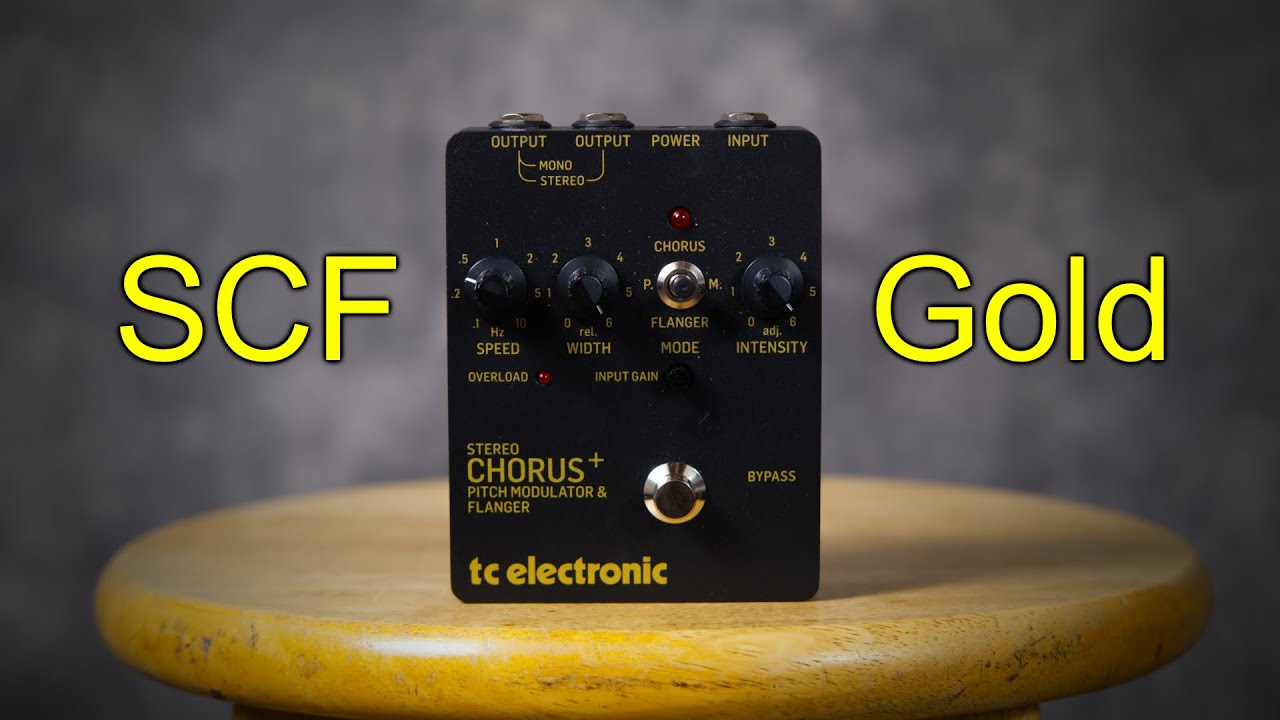 TC Electronic SCF Gold Chorus: Simple. Elegant. Beautiful.