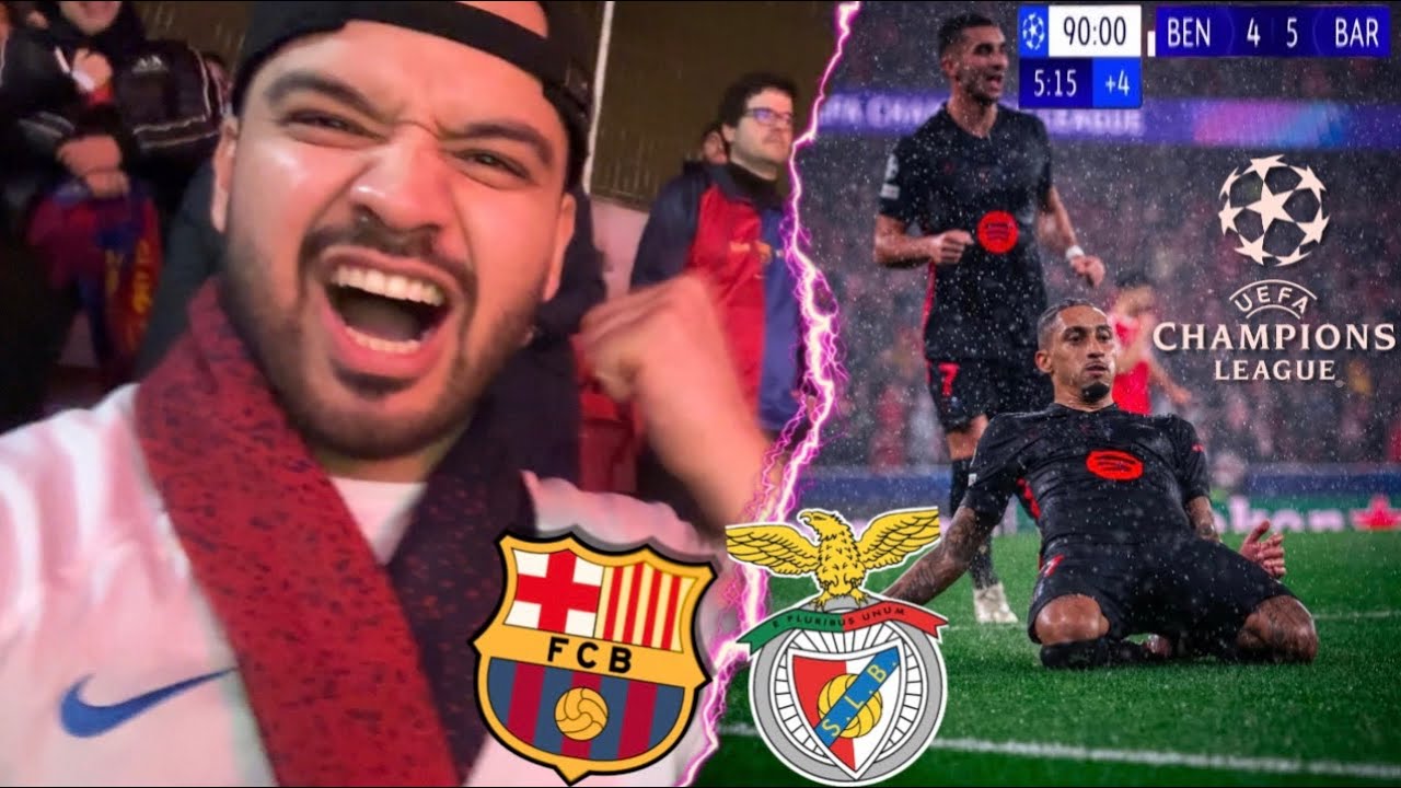 بارسا vs بنفیکا | ولاگ ورزشگاه| چمپیونزلیگ