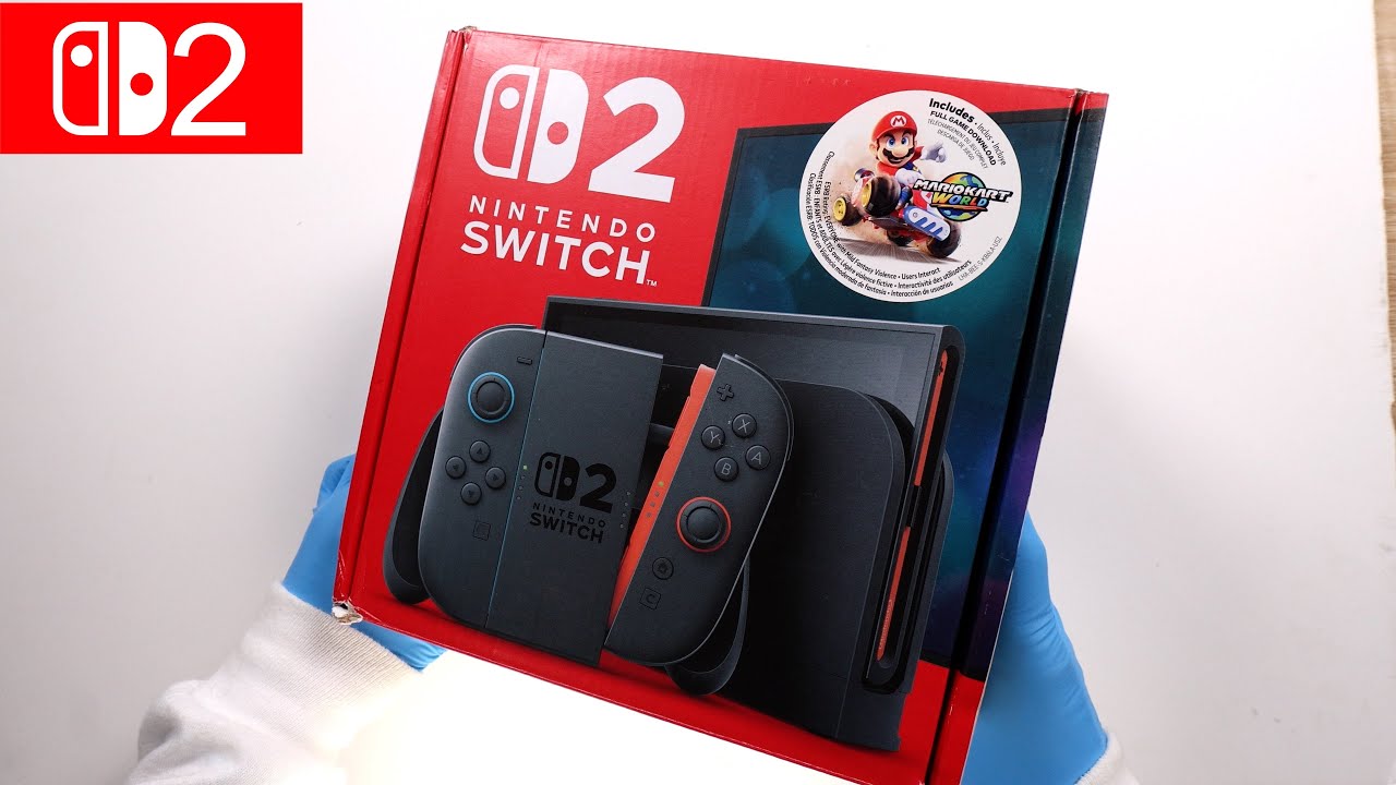 ASMR: Nintendo Switch 2 Unboxing + Mario Kart World Gameplay