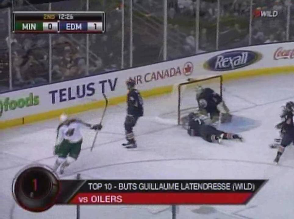 Top 10 Guillaume Latendresse Goals With The Minnesota Wild (March 8 2010)