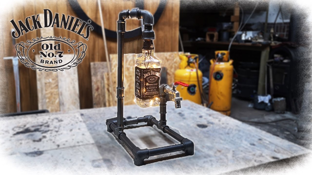 Making Jack Daniels Pipe Lamp