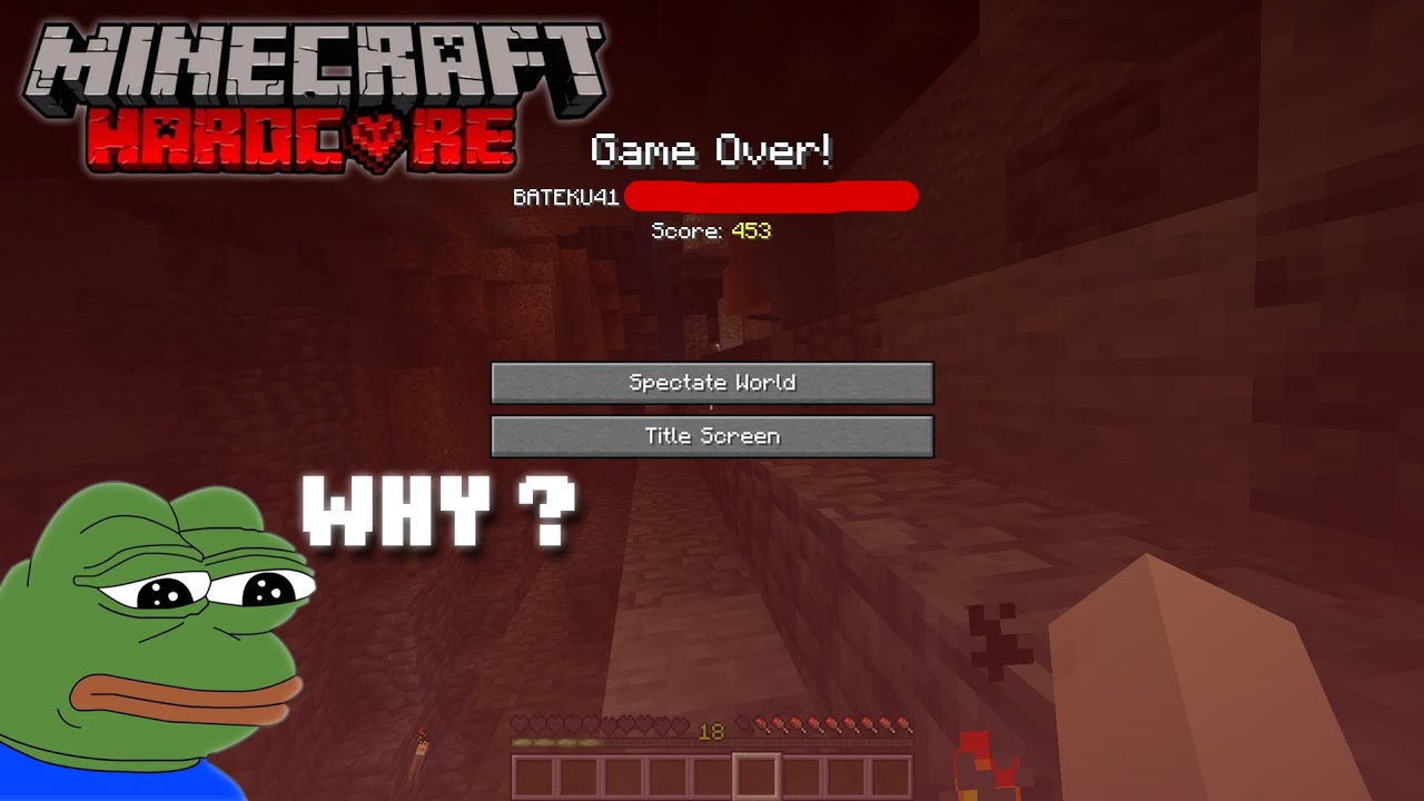I Lost Everything in My Minecraft Hardcore World