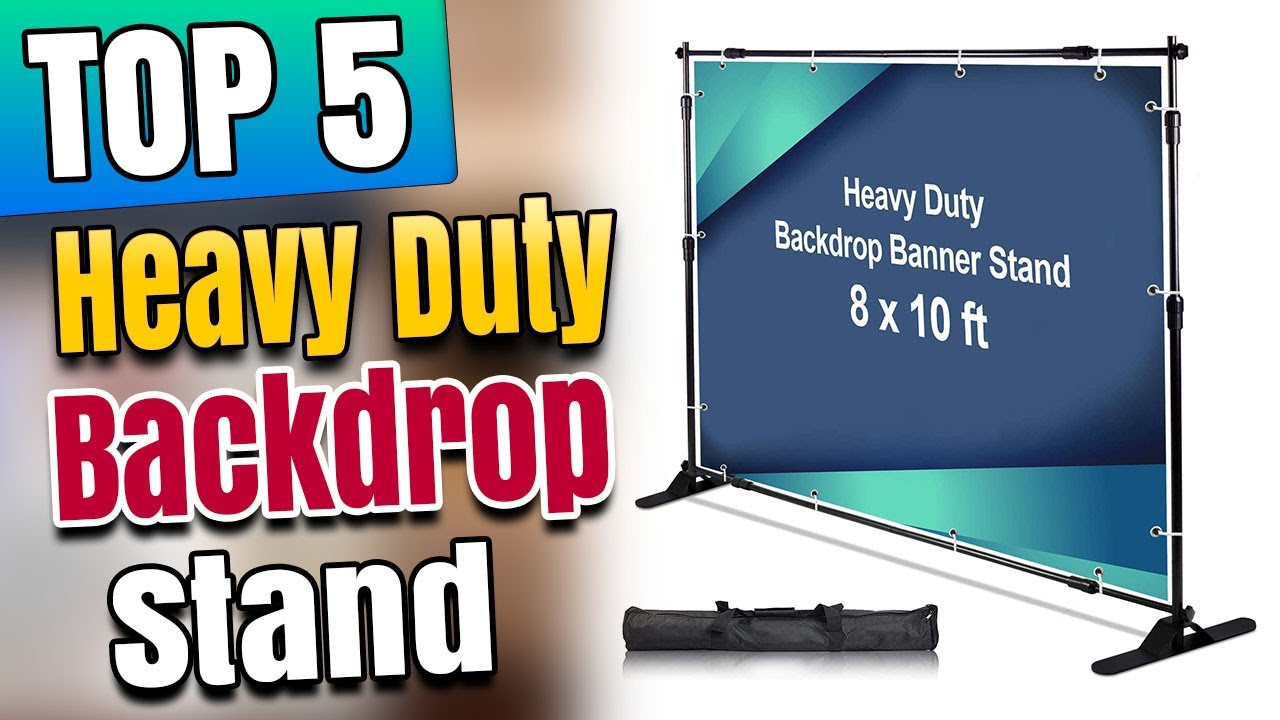 Heavy Duty Backdrop Stand Adjustable