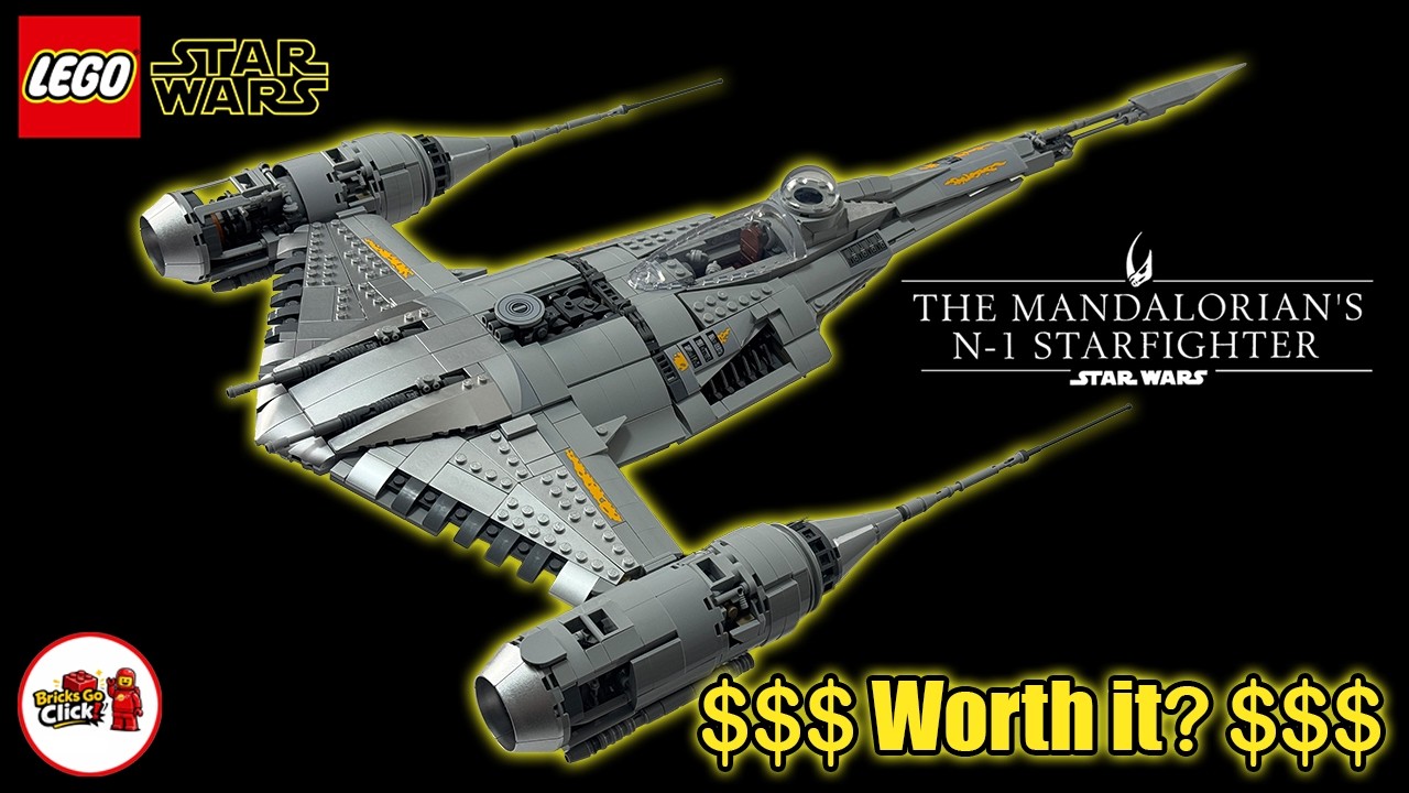 LEGO Star Wars UCS Myśliwiec N-1 Mandalorianina &ndash; Budowa i recenzja &ndash; Zestaw 75442