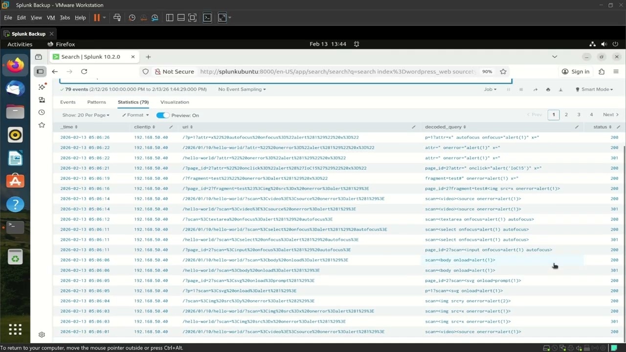 XSS Attack Simulation & Splunk Detection