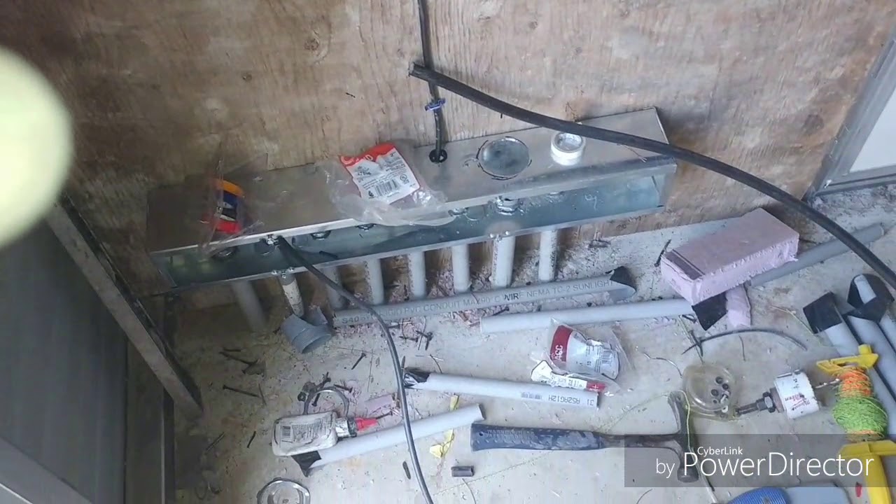 My Steel Building 200 amp electrical service