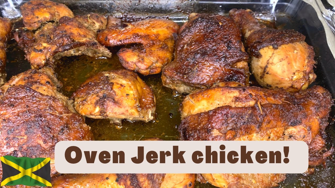 The Secret To Making The Juiciest Oven Jerk Chicken! 😋 | Val's Kitchen Jamaican Style!