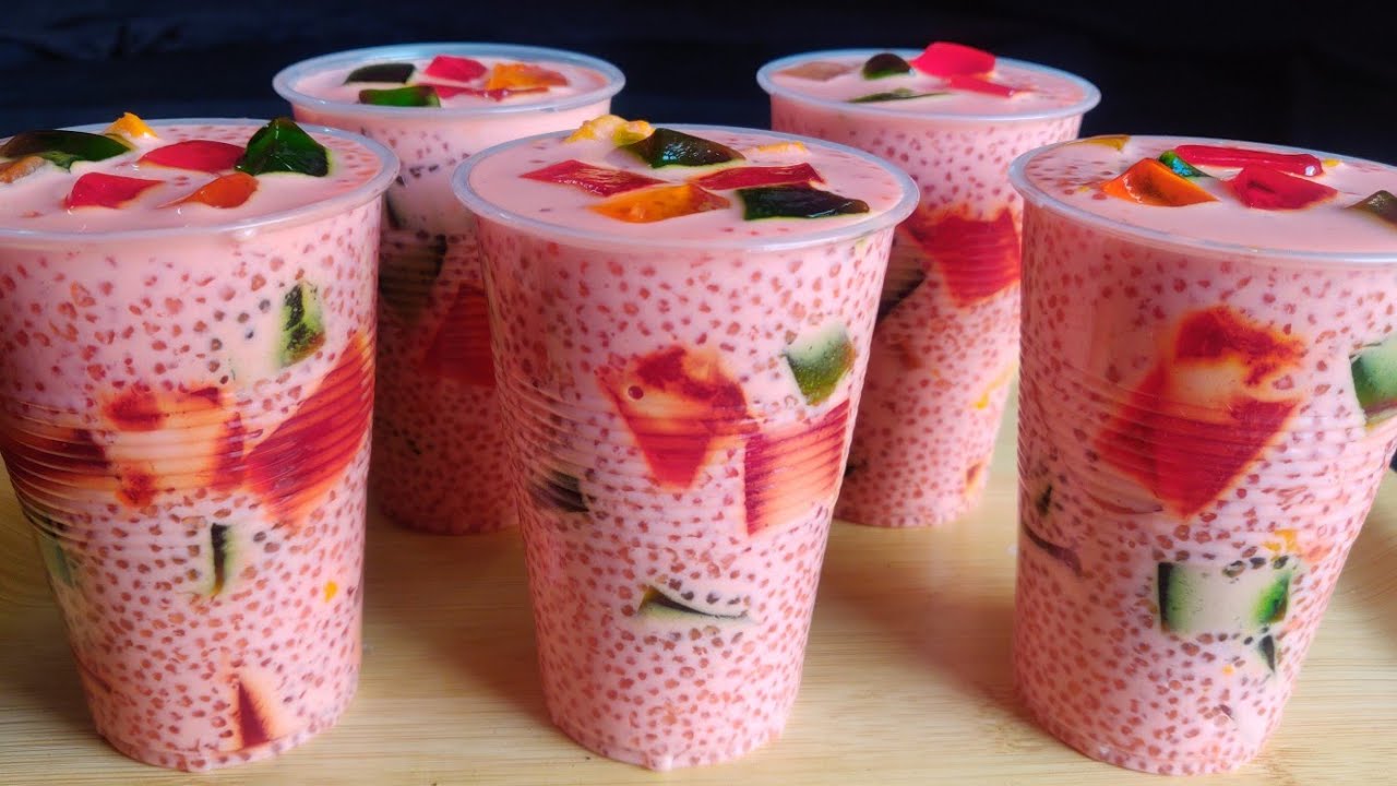 Sabudana Dessert | Sago Drinks | JELLY SAGO DRINK | HEALTHY SUMMER DRINK | TAPIOCA DRINK