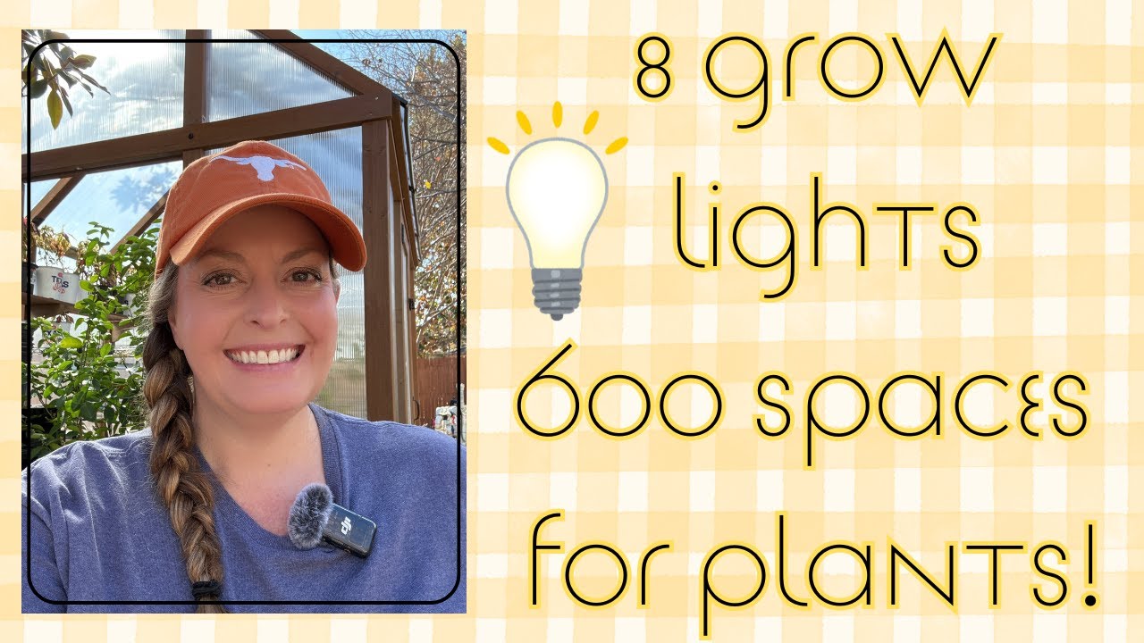 8 Grow Lights 600 Spaces for Plants! Organizing my new Costco Greenhouse for seed starting! #garden